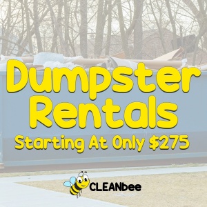 Dumpster Rentals Starting At Only $275